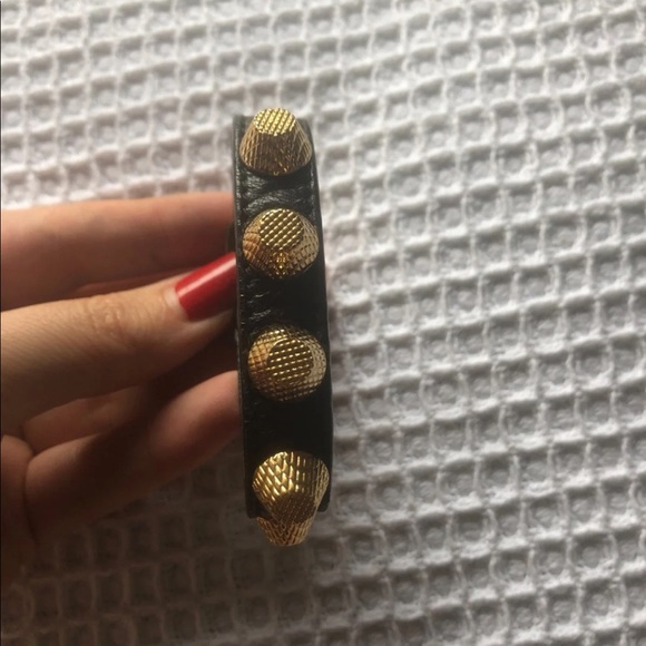 Balenciaga Arena Giant Stud Bracelet - Picture 2 of 5